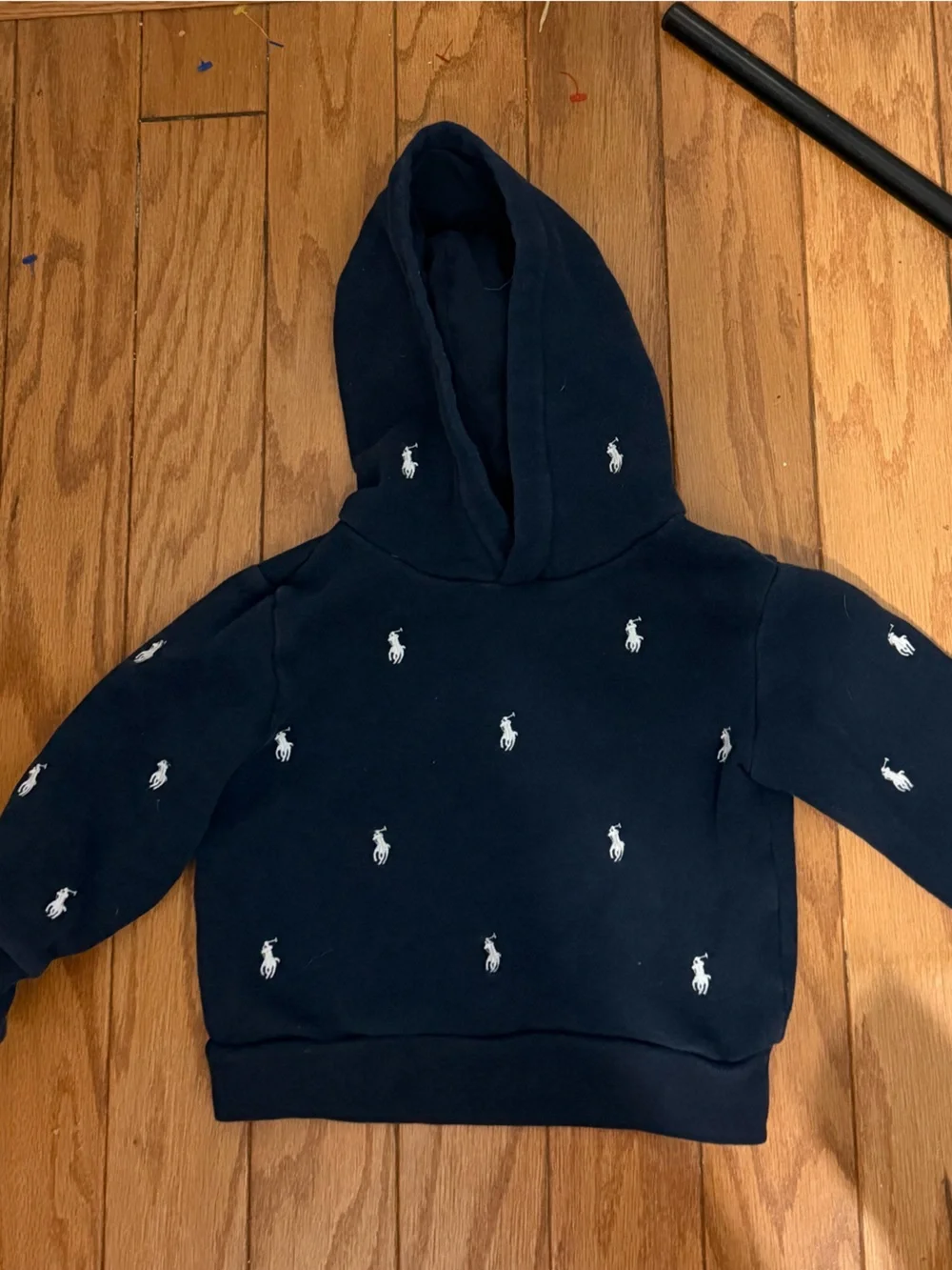 Polo by Ralph Lauren Navy and white Hoodie sweatshirt size 3/3T